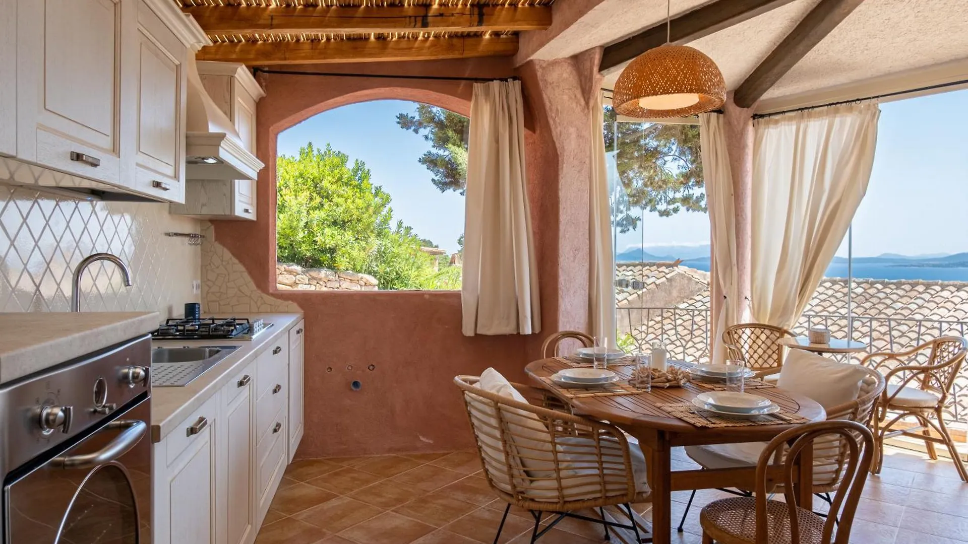 Holiday home Cala Di Volpe Vista Mare E Piscina Villa Abbiadori